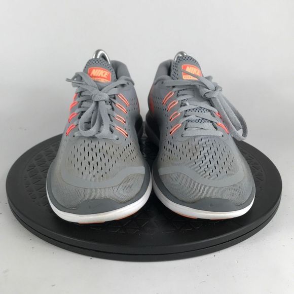 Nike Flex 2017 RN Gray/Orange Athletic Running Shoes 898476-003 Women’s Size 9.5 - Picture 2 of 12